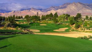 Beautiful golf courses in desert Las Vegas
