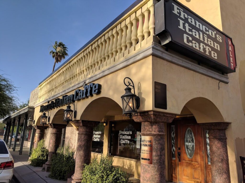 good restaurants near me Scottsdale Franco's Italian Café