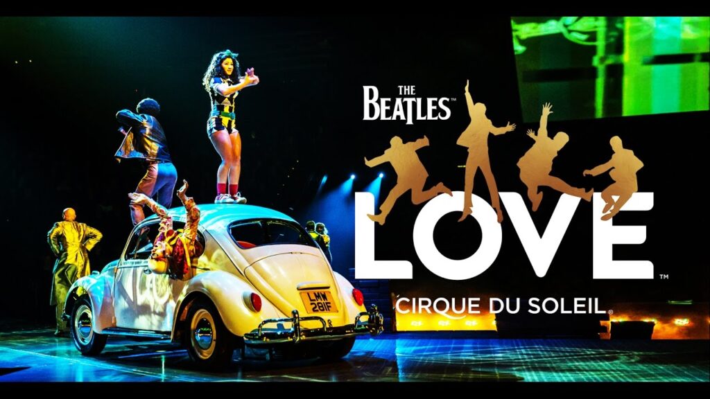 las vegas shows good for families The Beatles LOVE by Cirque du Soleil