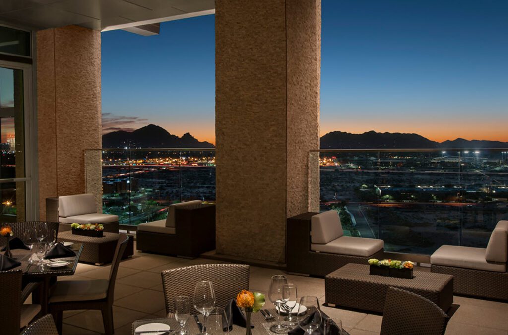 romantic restaurants near me Scottsdale Orange Sky